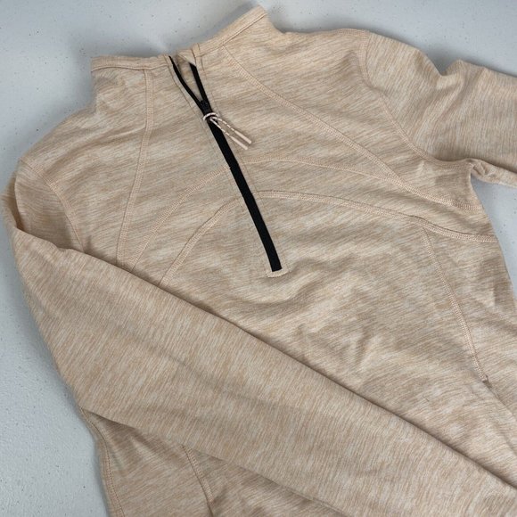 T by Talbots Jacket Women's Size P Peach‎ Track Running Athleisure 1/2 Zip - Picture 1 of 15